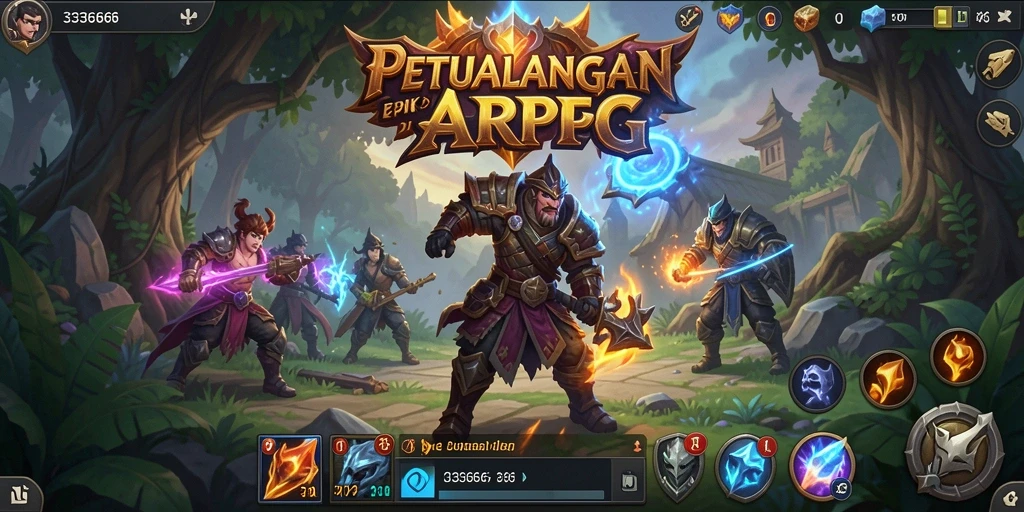 Screenshot mendalam dari gameplay ARPG yang memukau.