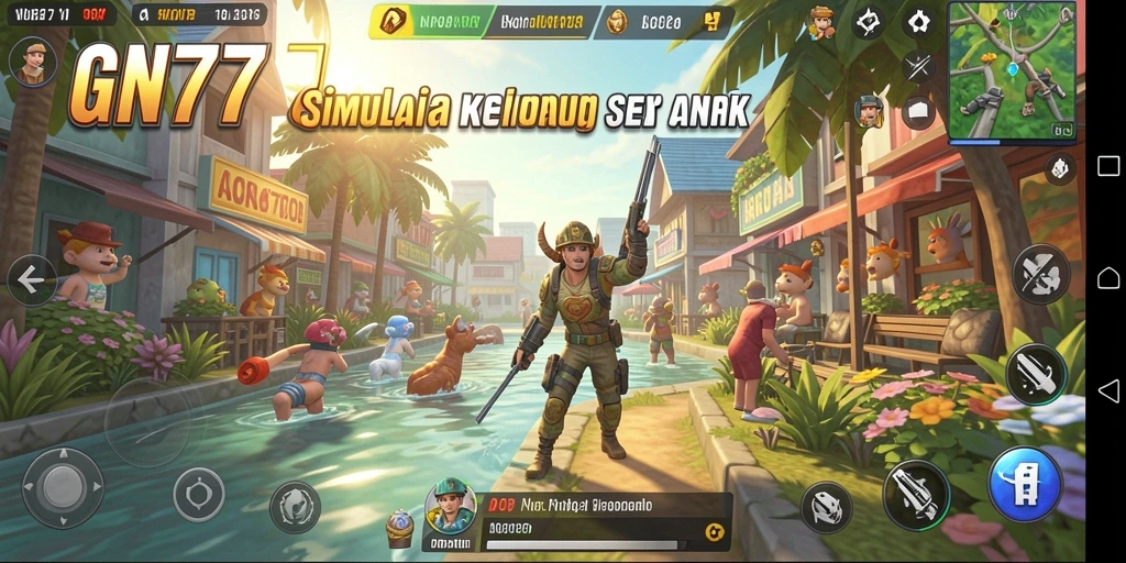 Screenshot utama dari gameplay GN777 yang menunjukkan aksi seru dalam simulasi.