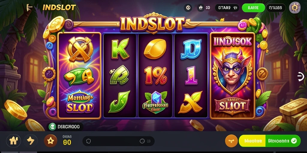 Tampilan menarik dari gameplay <strong>INDSLOT</strong> saat beraksi.