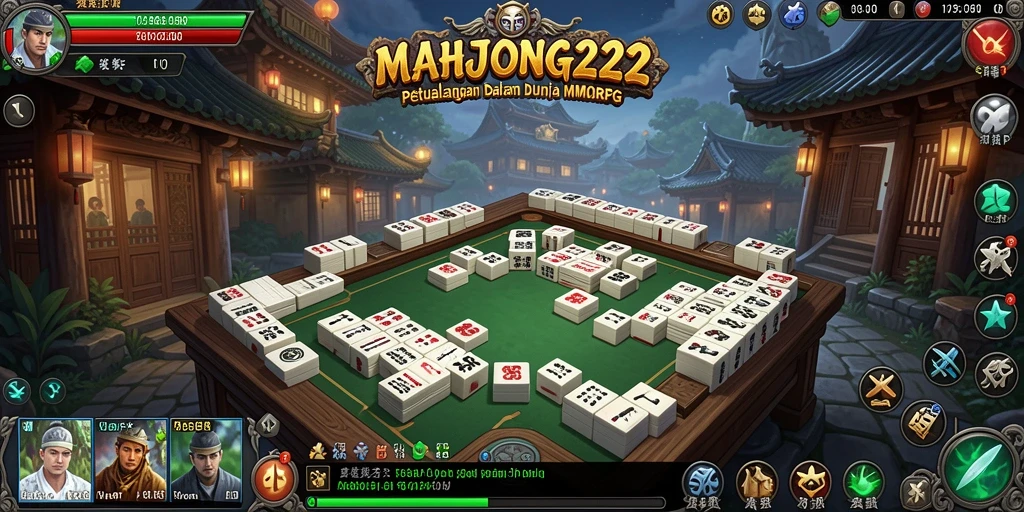 Screenshot gameplay yang menampilkan petualangan epik di MAHJONG222.