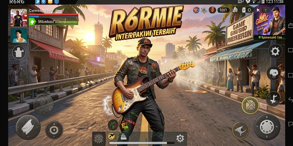 Tampilan screenshot gameplay R6R6 yang menarik dan interaktif.