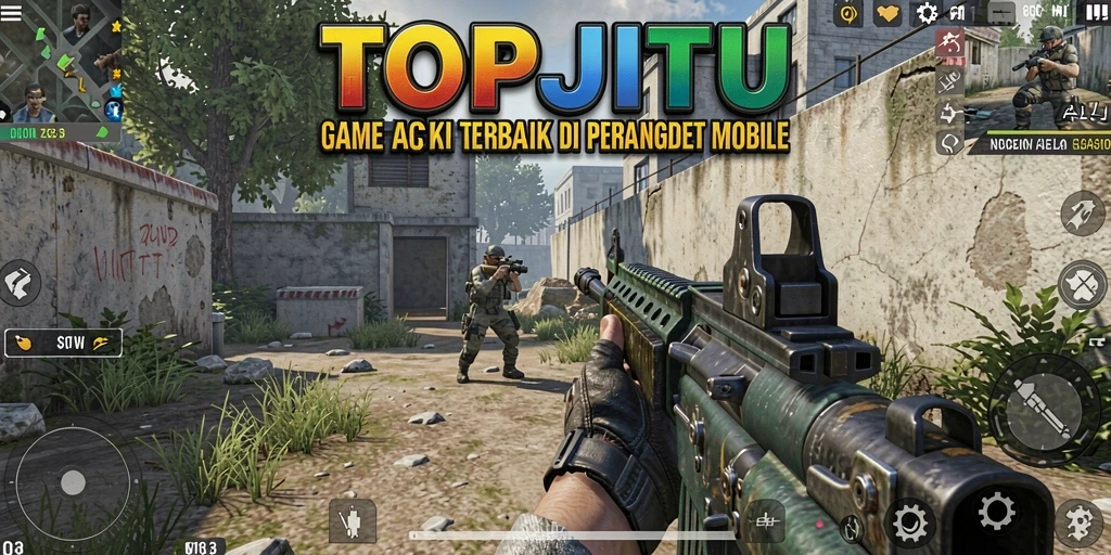 Gameplay mendebarkan di TOPJITU, aksi tanpa henti di peta menantang.
